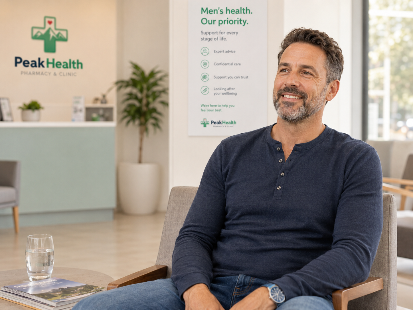 Men's Health services and erectile dysfunction treatment at PeakHealth Pharmacy